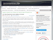 Tablet Screenshot of americanexpatinfrance.com